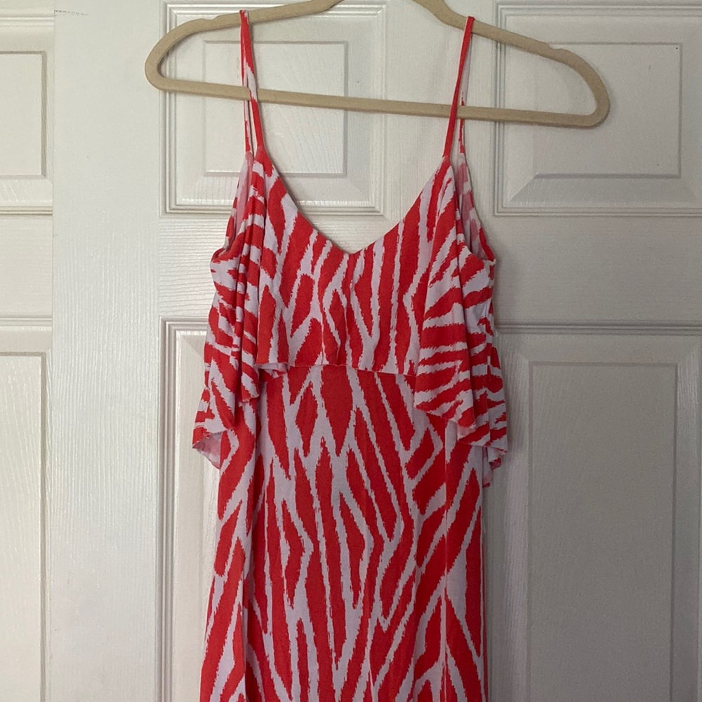 5/48 ruffle maxi dress